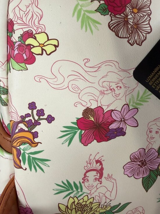Loungefly Disney Princess Floral Mini Backpack With tags main image 9